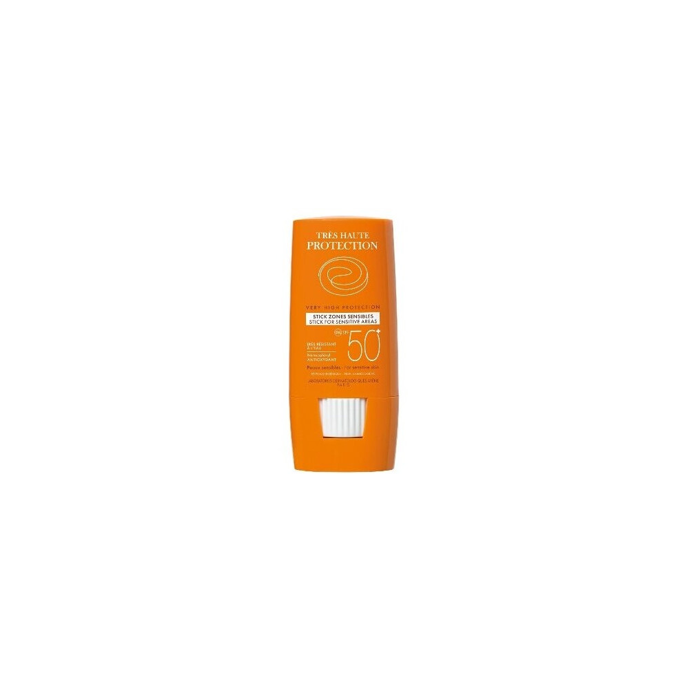 Avène Solar Stick Zonas Sensibles Spf 50+, 8 G