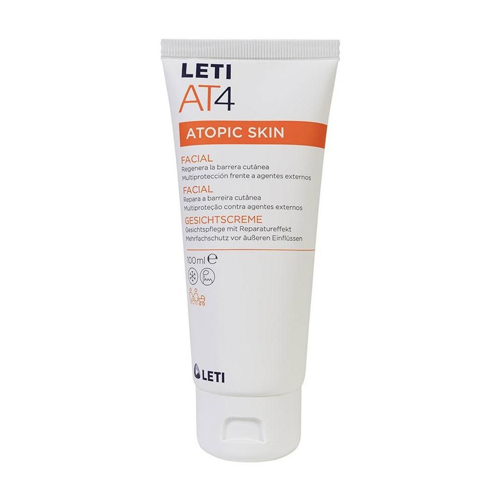 Leti At4 Facial Piel Atópica, 100 Ml
