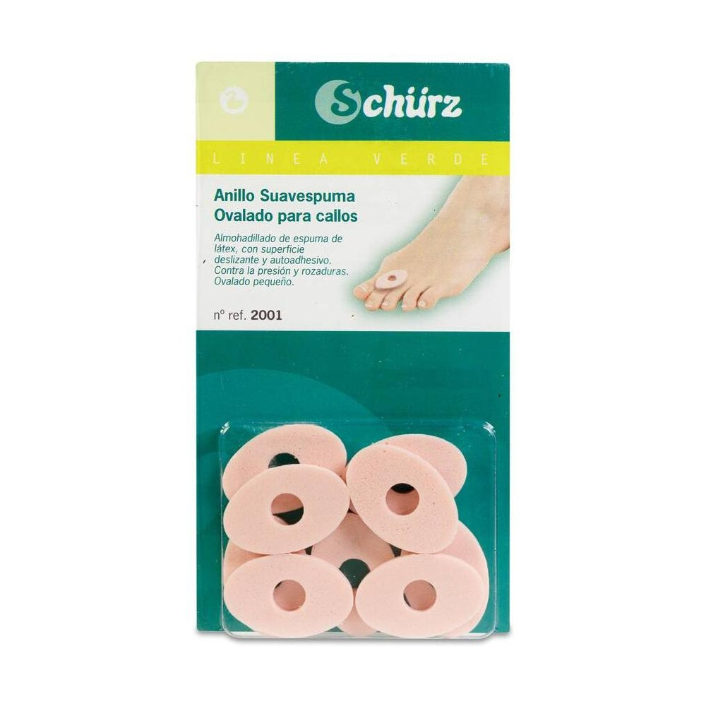 Schürz Anillos Para Callos Pequeños Ovalados, 9 Uds