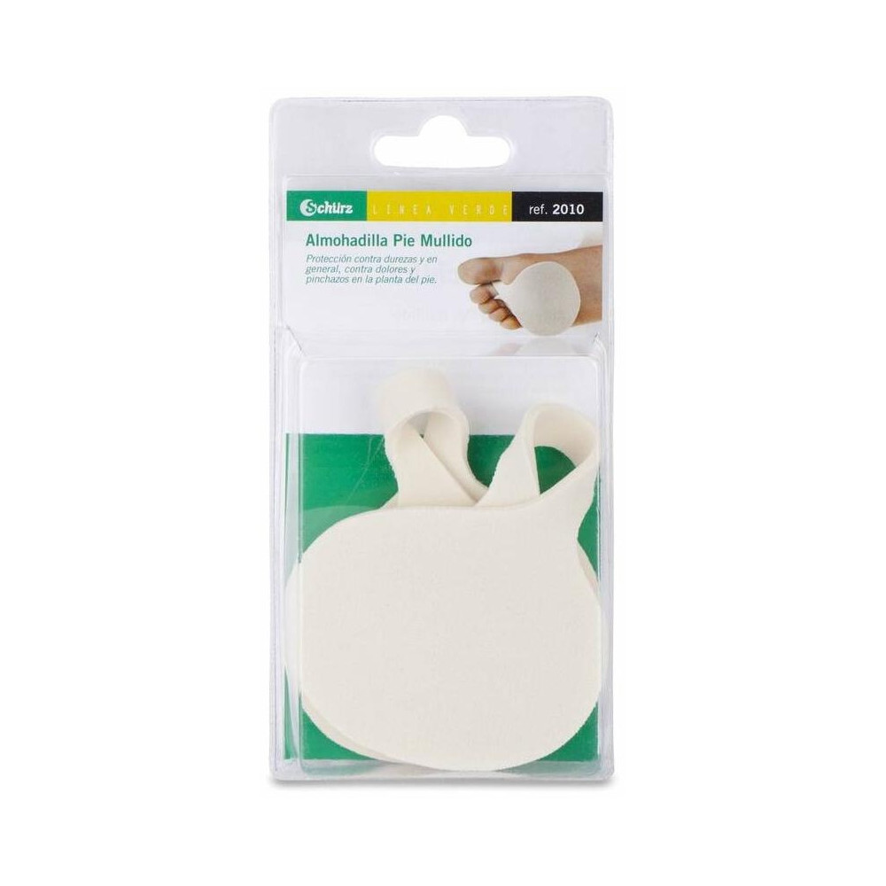 Schurz Almohadilla Pie Mullido, 2 Unidades