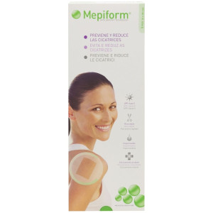 Mepiform Reductor De Cicatriz Silicona Lámina 4X30Cm 5Uds