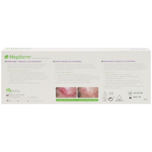 Mepiform Reductor De Cicatriz Silicona Lámina 4X30Cm 5Uds