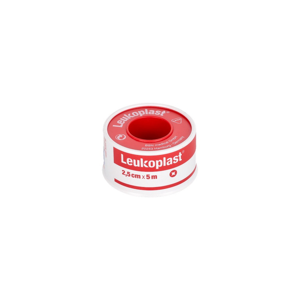 Leukoplast Esparadrapo Color Carne 5 M X 2,5 Cm, 1 Ud