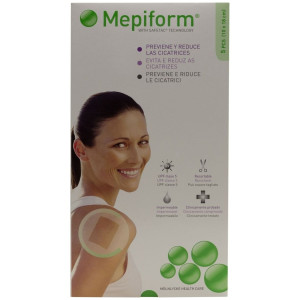 Mepiform Lámina Reductor Cicatrices Silicona 10 X 18, 5 Unidades