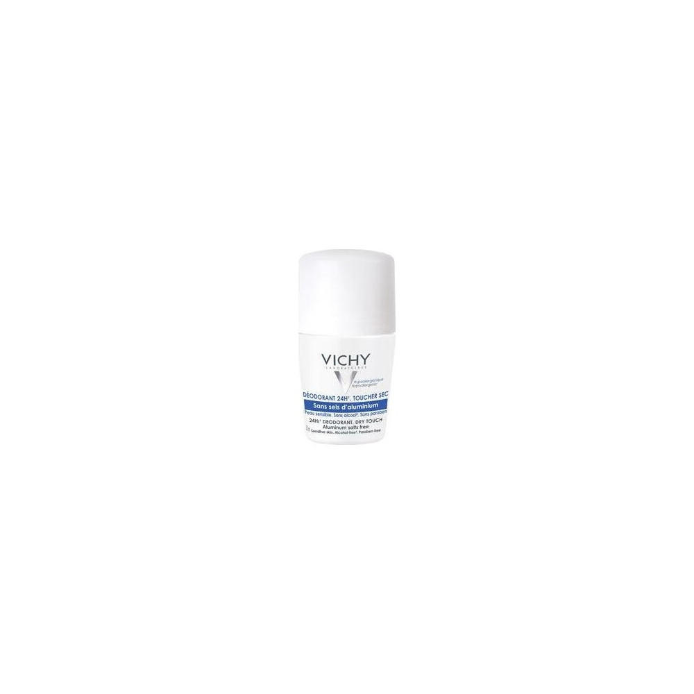 Vichy Desodorante 24 H Sin Sales De Aluminio Roll On, 50 Ml