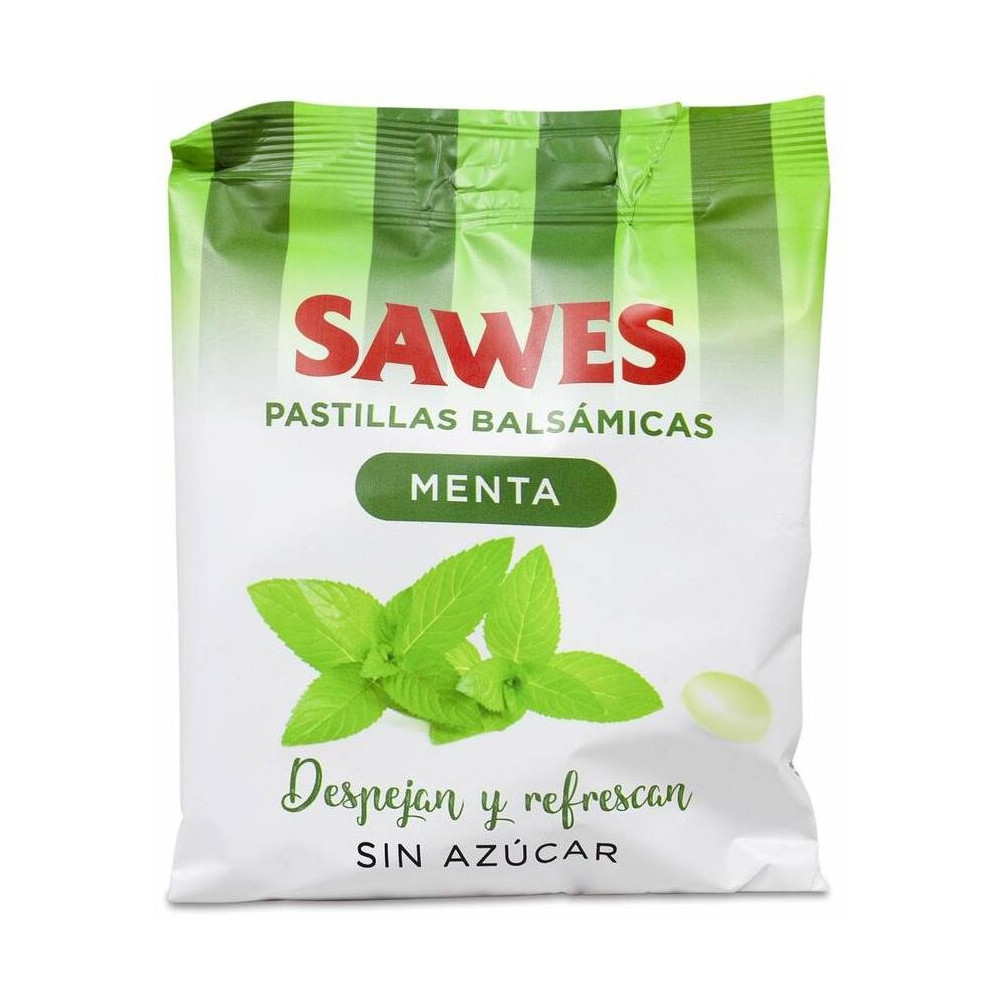 Sawes Pastillas Balsámicas Menta Sin Azúcar, 50 G