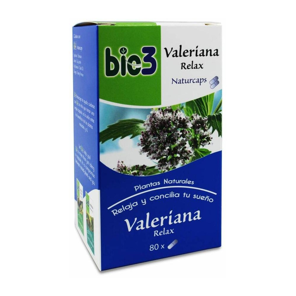 Bie3 Valeriana Naturcaps 500 Mg, 80 Cápsulas