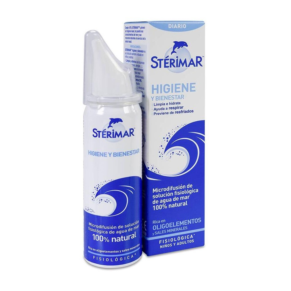 Stérimar Limpieza Nasal Agua De Mar Uso Diario, 50 Ml