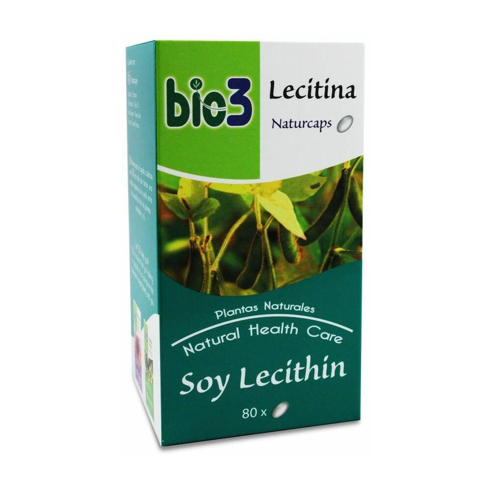 Bie3 Lecitina Naturcaps 500 Mg, 80 Cápsulas