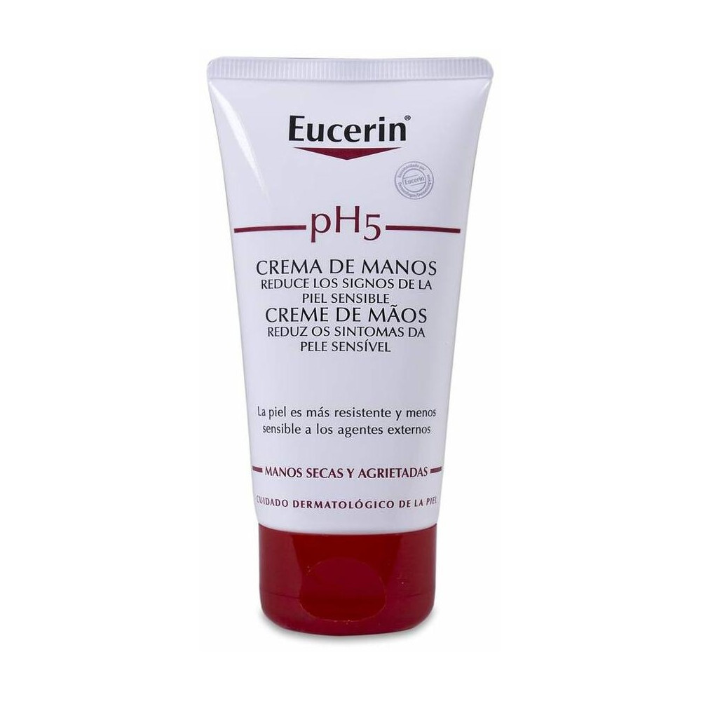 Eucerin Piel Sensible Ph-5 Crema De Manos, 75 Ml