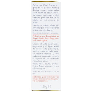 Avène Cold Cream Pan Limpiador Ultranutritivo 100G