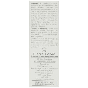 Avène Solar Compacto Coloreado Dorado Spf 50, 10 G