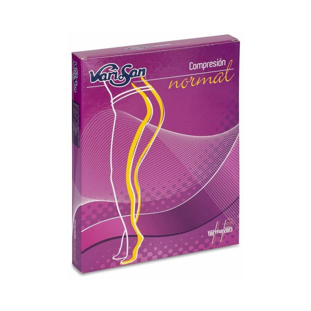 Vari+San Media Corta A-D Compresión Normal Beige Talla 5 1 Par