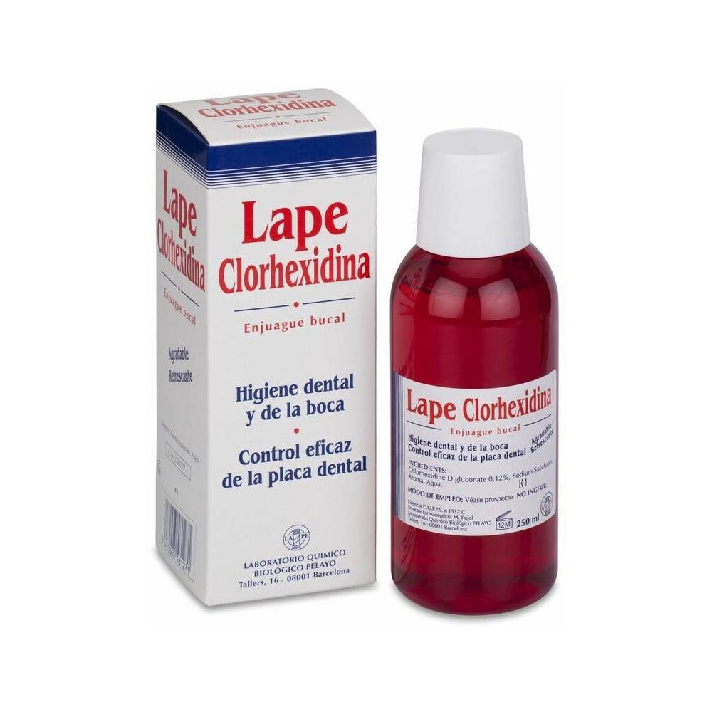 Lape Colutorio Clorhexidina 0,12% 250 Ml