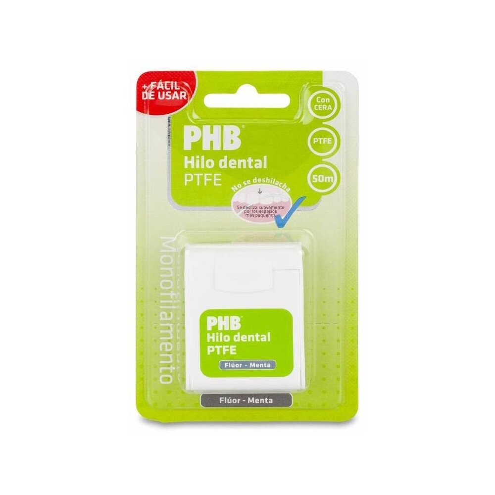Phb Hilo Dental Flúor-Menta Con Cera, 50 Ml