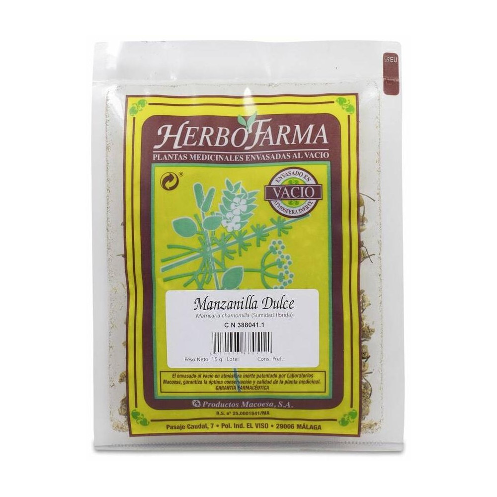 Herbofarma Manzanilla Dulce Al Vacio 15 G