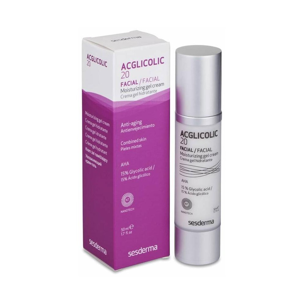 Sesderma Acglicolic 20 Crema Gel Hidratante, 50 Ml