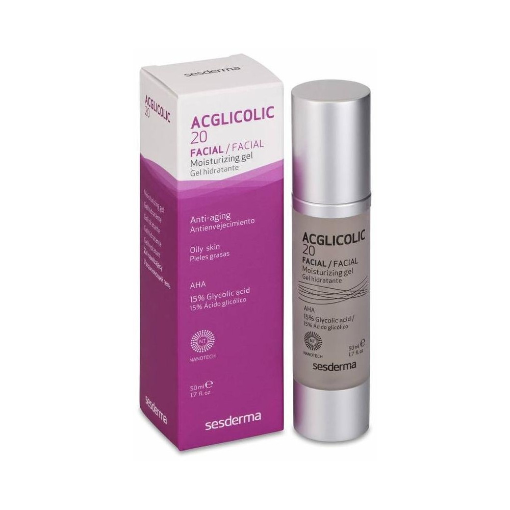 Sesderma Acglicolic 20 Gel Hidratante, 50 Ml