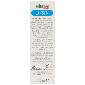 Sebamed Champu Anticaspa Grasa 200 Ml.