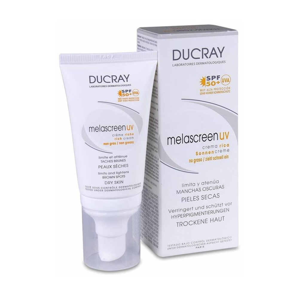 Ducray Melascreen Uv Crema Rica Antimanchas Spf 50+, 40 Ml