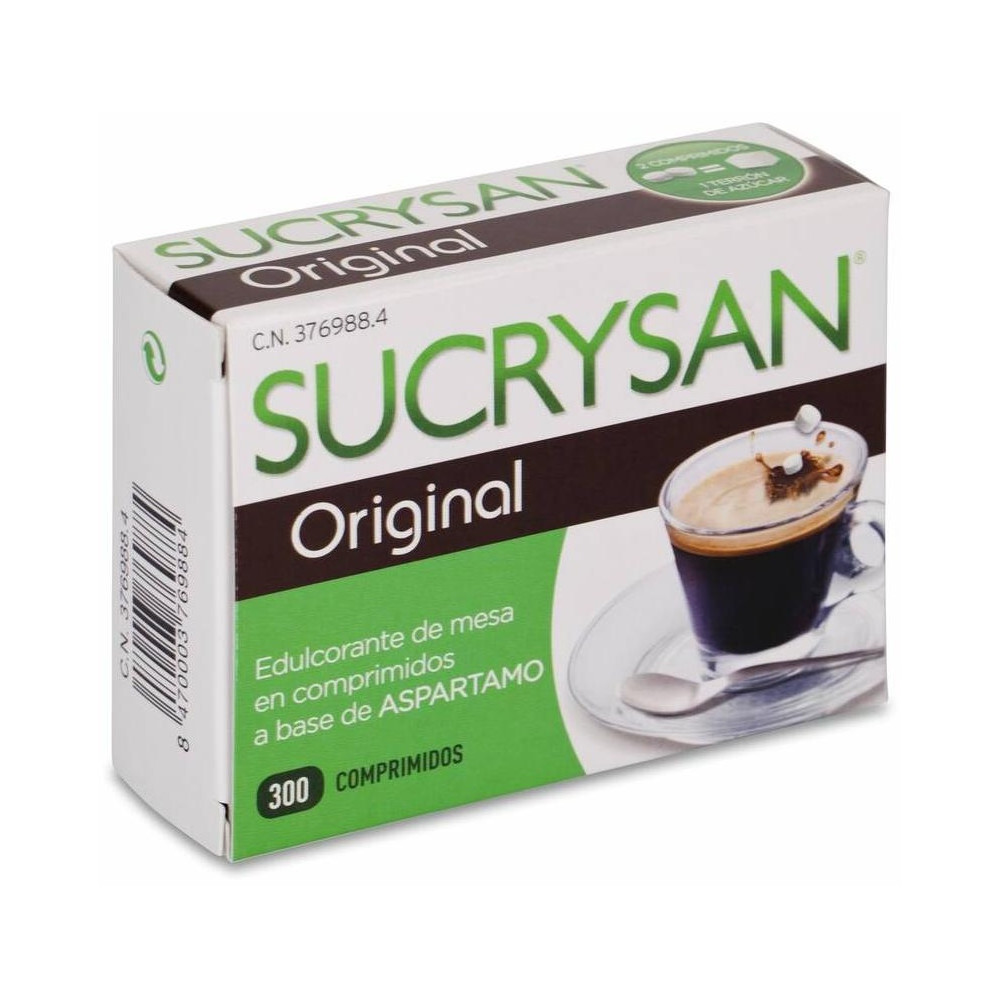 Sucrysan Aspartamo Edulcorante 300 Comprimidos
