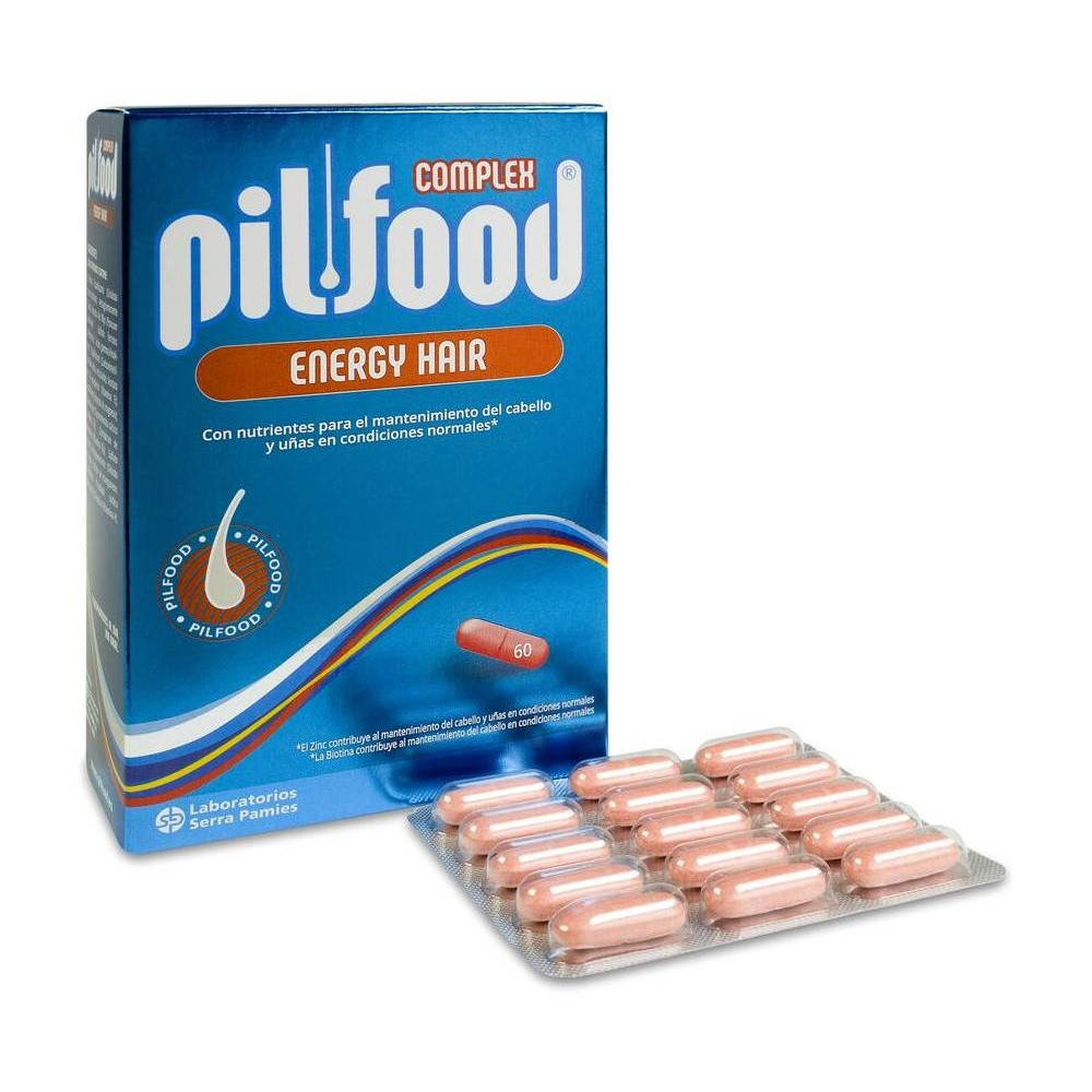Pilfood Complex Energy Hair, 60 Cápsulas