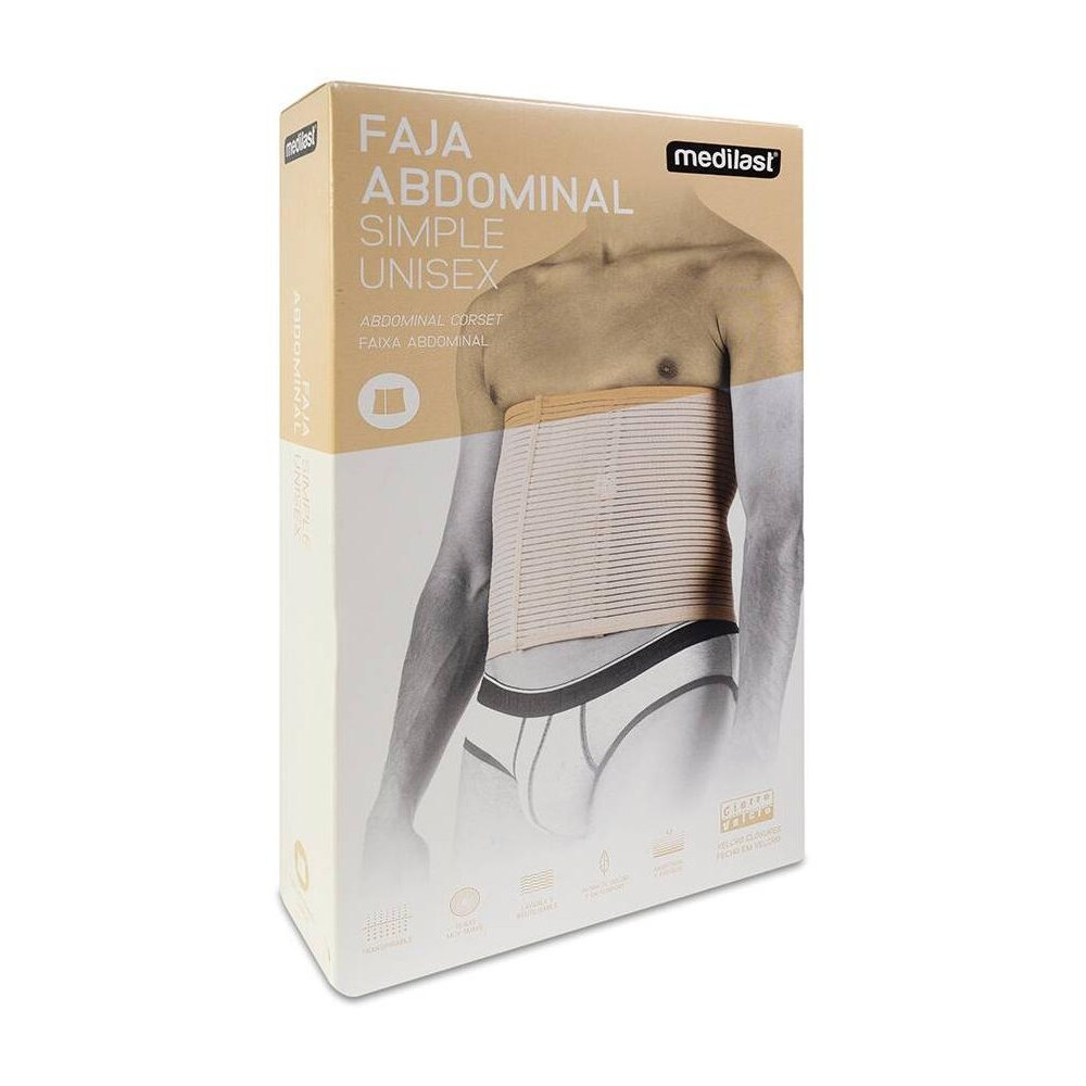 Medilast Faja Abdominal Simple Talla S, 1 Ud