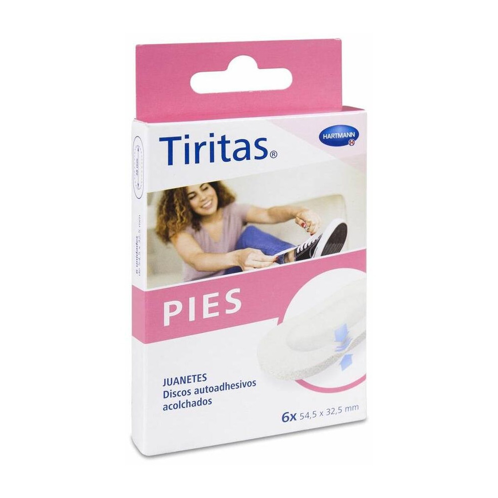 Tiritas Pies Juanetes 54,5 X 32,5 Mm, 6 Uds