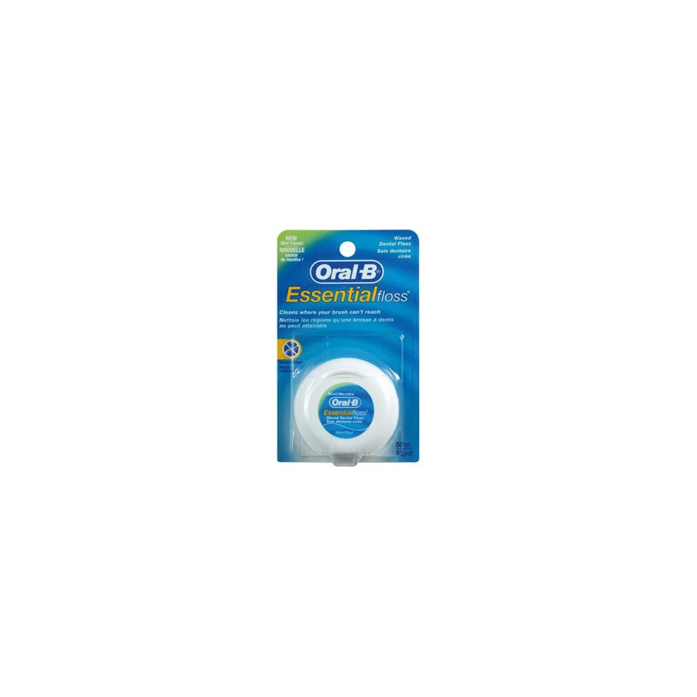 Oral-B Essential Floss Seda Dental Flúor-Menta 50 M, 1 Ud