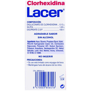 Lacer Clorhexidina 0,12 Colutorio 200Ml.