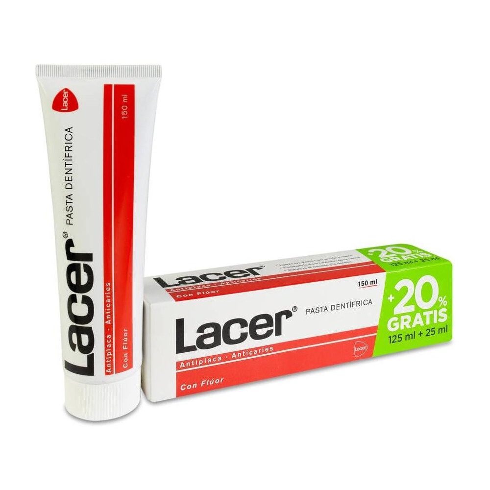 Lacer Pasta Dentífrica Con Flúor, 125 Ml