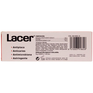 Lacer Pasta Dentífrica Con Flúor, 50 Ml