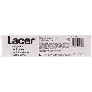 Lacer Pasta Dentífrica Con Flúor, 125 Ml