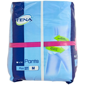 Tena Pants Plus Absorbente Anatómico Talla M, 14 Uds