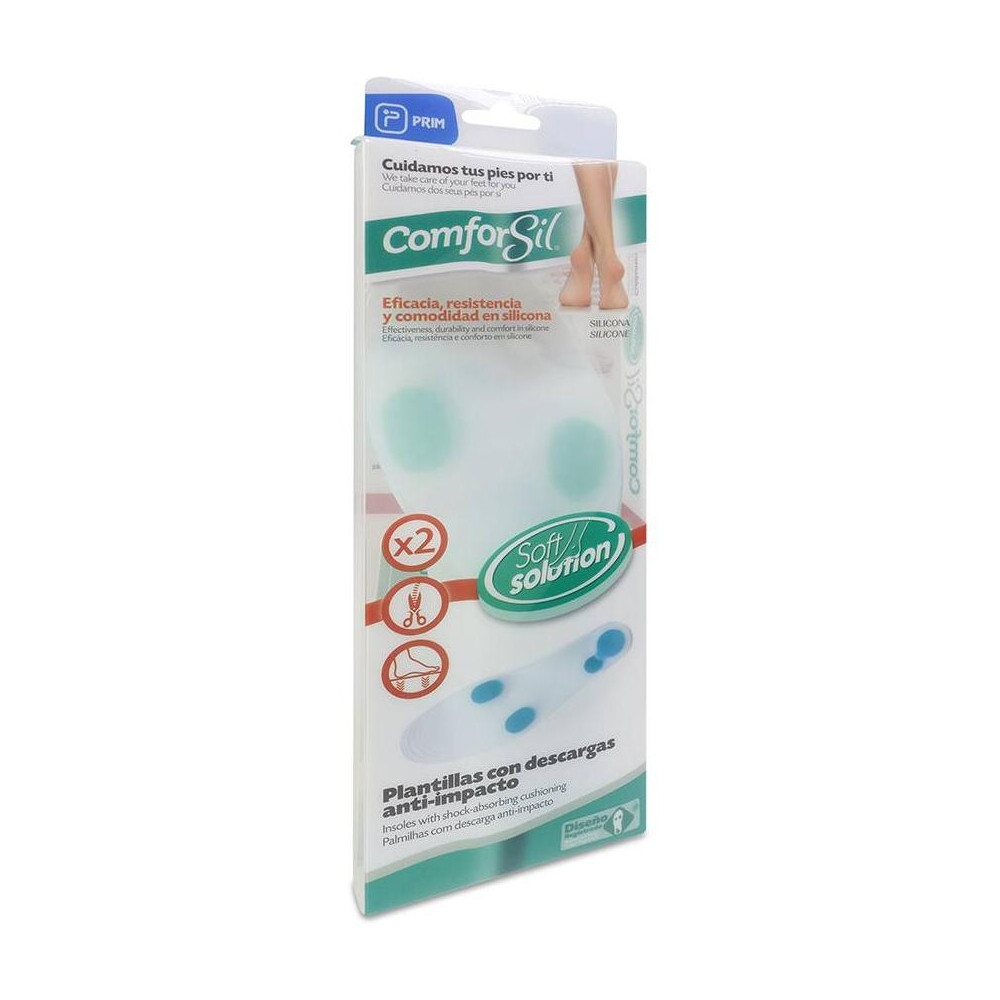 Comforsil Plantilla De Silicona Anti-Impacto Talla L, 1 Par