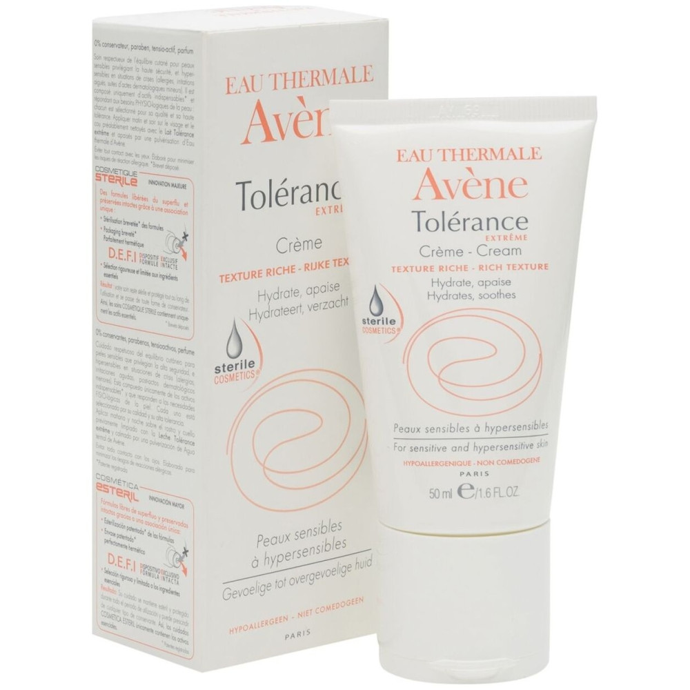 Avène Tolerance Extreme Crema Piel Hipersensible Y Alérgica, 50 Ml