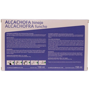 Arkopharma Arkofluido Alcachofa Hinojo, 10 Ampollas