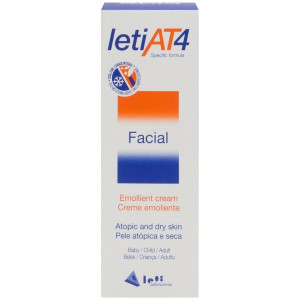 Leti At4 Facial Piel Atópica Y Seca, 50 Ml