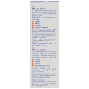 Leti At4 Facial Piel Atópica Y Seca, 50 Ml