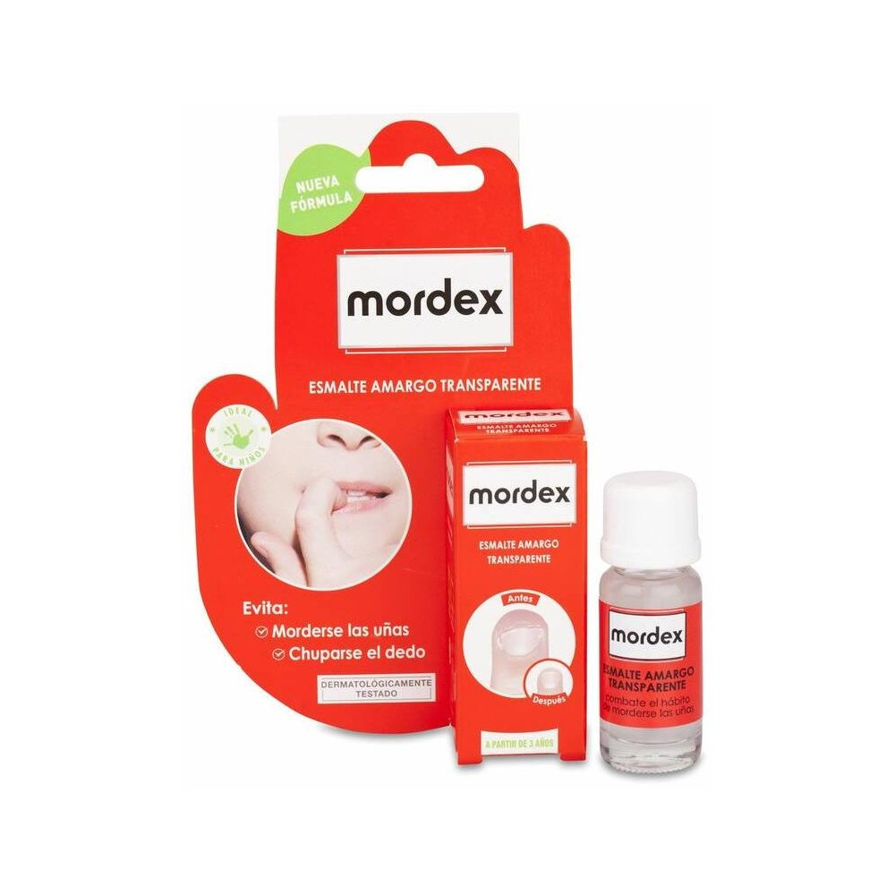 Mordex-X Esmalte Amargo Transparente 9Ml.