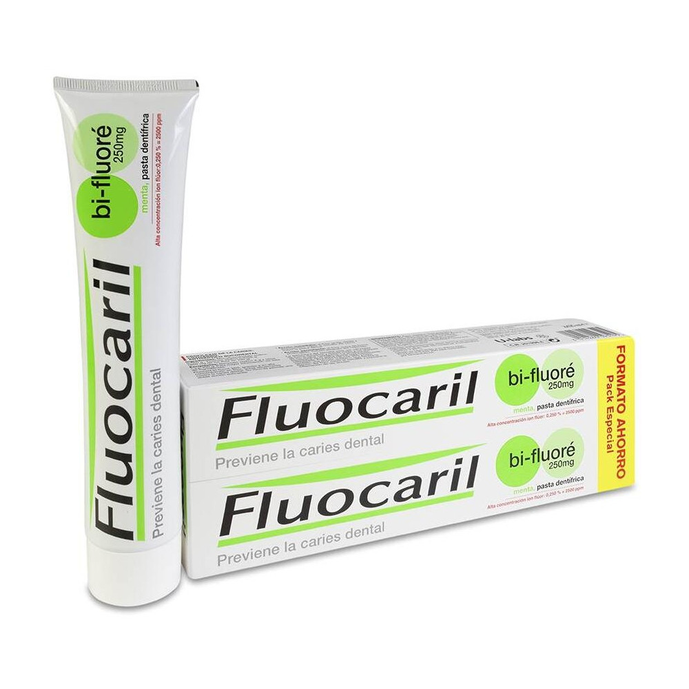 Fluocaril Bi-Fluore 250Mg. Duplo Menta 2X125Ml