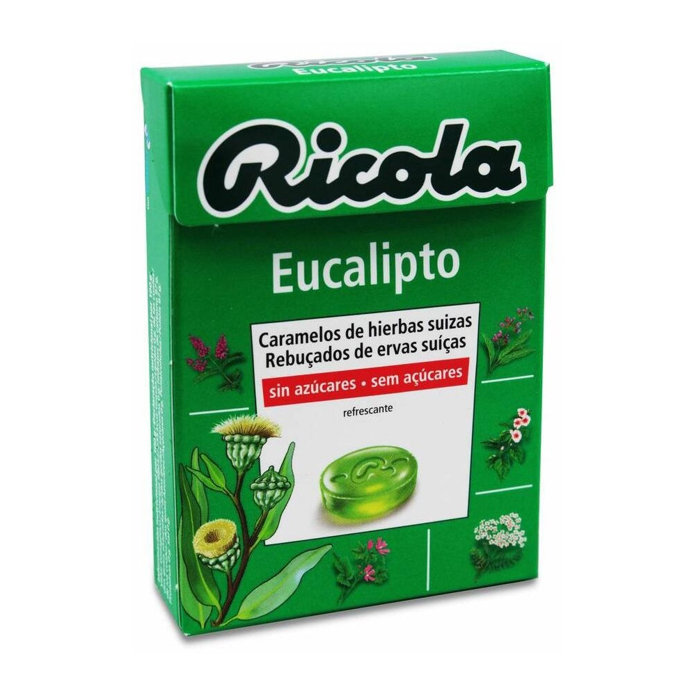 Ricola Perlas Eucalipto Sin Azúcar, 25 G