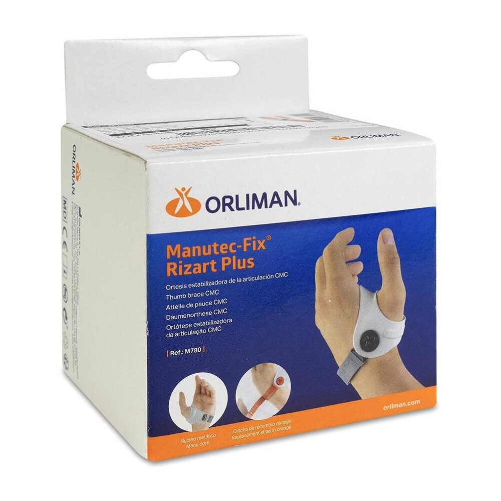 Orliman Manutec Fix Rizart Plus Articulación Cmc Mano Derecha Talla 2, 1 Ud