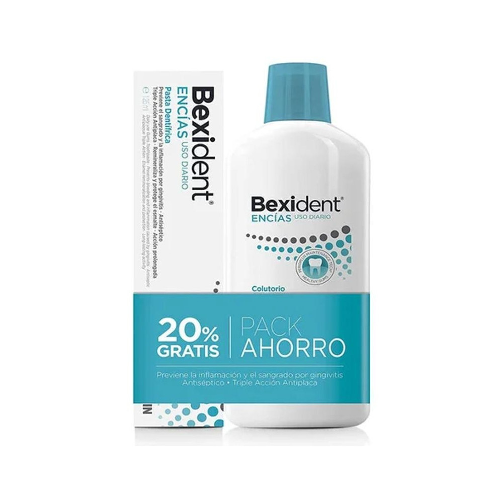 Pack Bexident Encías Pasta, 75 Ml + Colutorio, 500 Ml