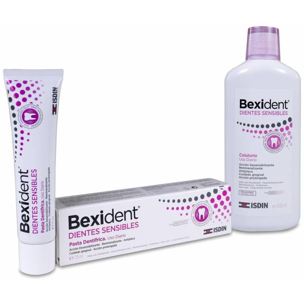 Pack Isdin Bexident Dientes Sensibles Colutorio + Pasta Dentífrica, 2 Uds