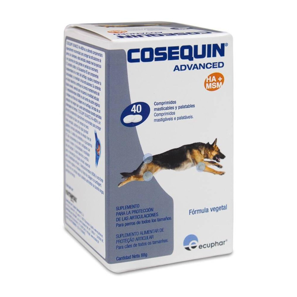 Ecuphar Cosequin Advance Ha + Msm, 40 Comprimidos