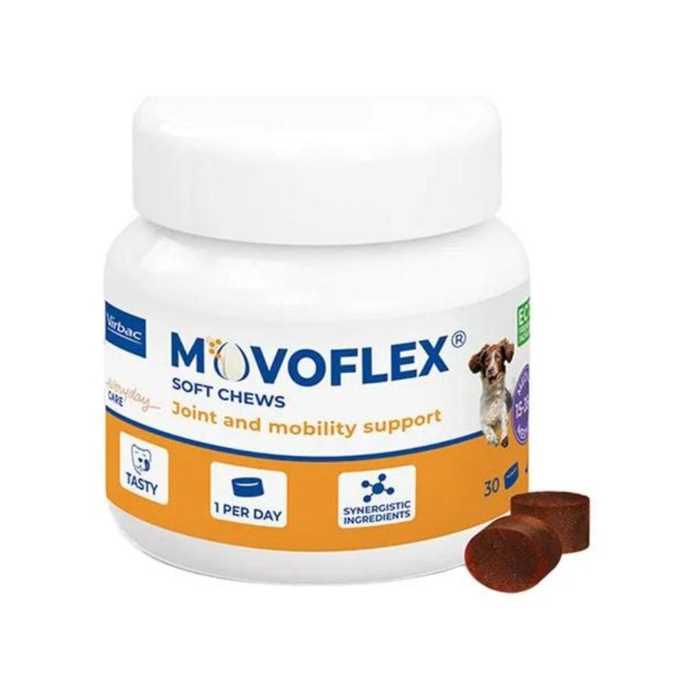 Movoflex Soft Chews M 15-35Kg, 30 Unidades