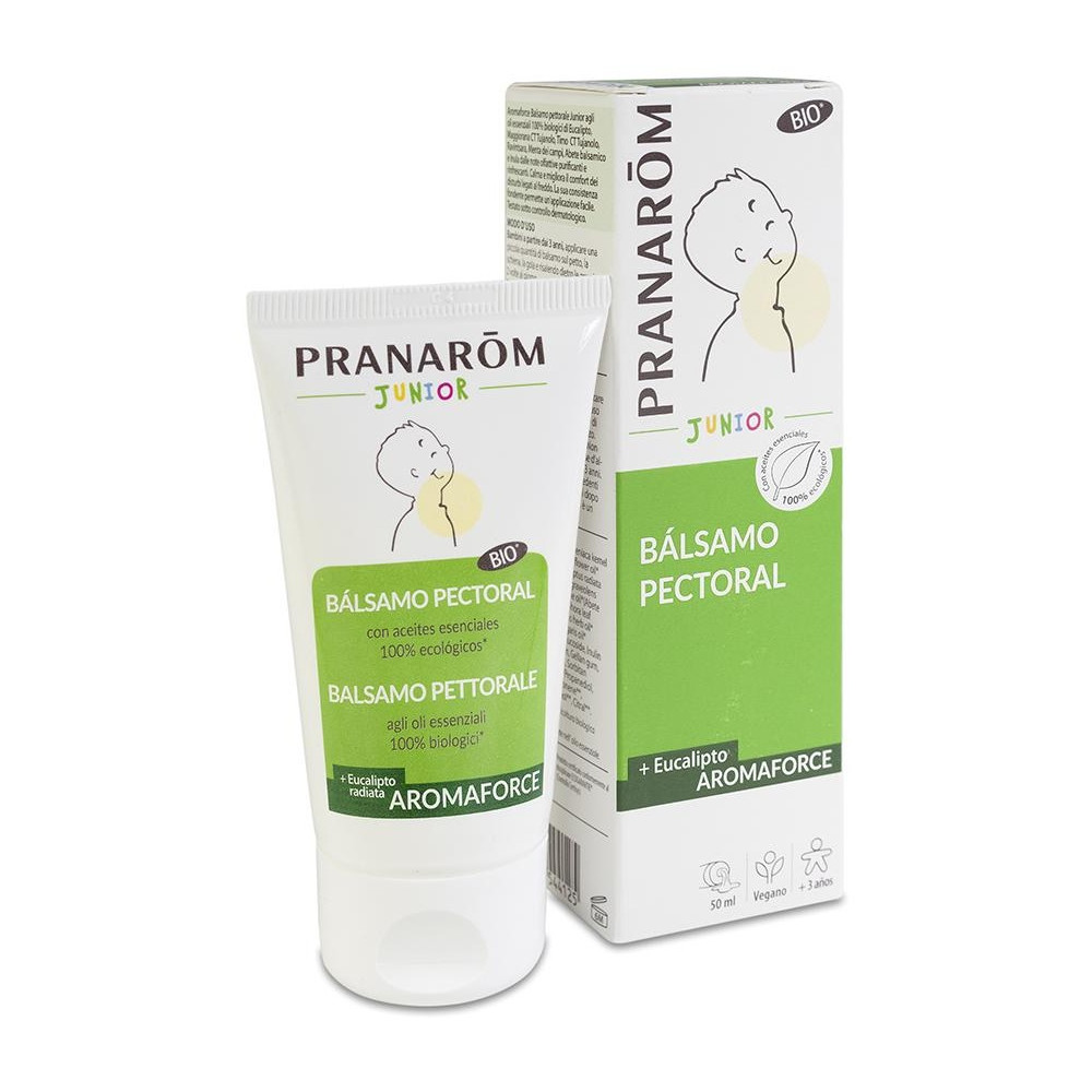 Pranarom Junior Aromaforce Bálsamo Pectoral Bio De 50Ml