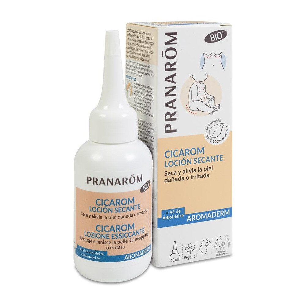 Pranarôm Aromaderm Cicarom Loción Secante Bio 40Ml