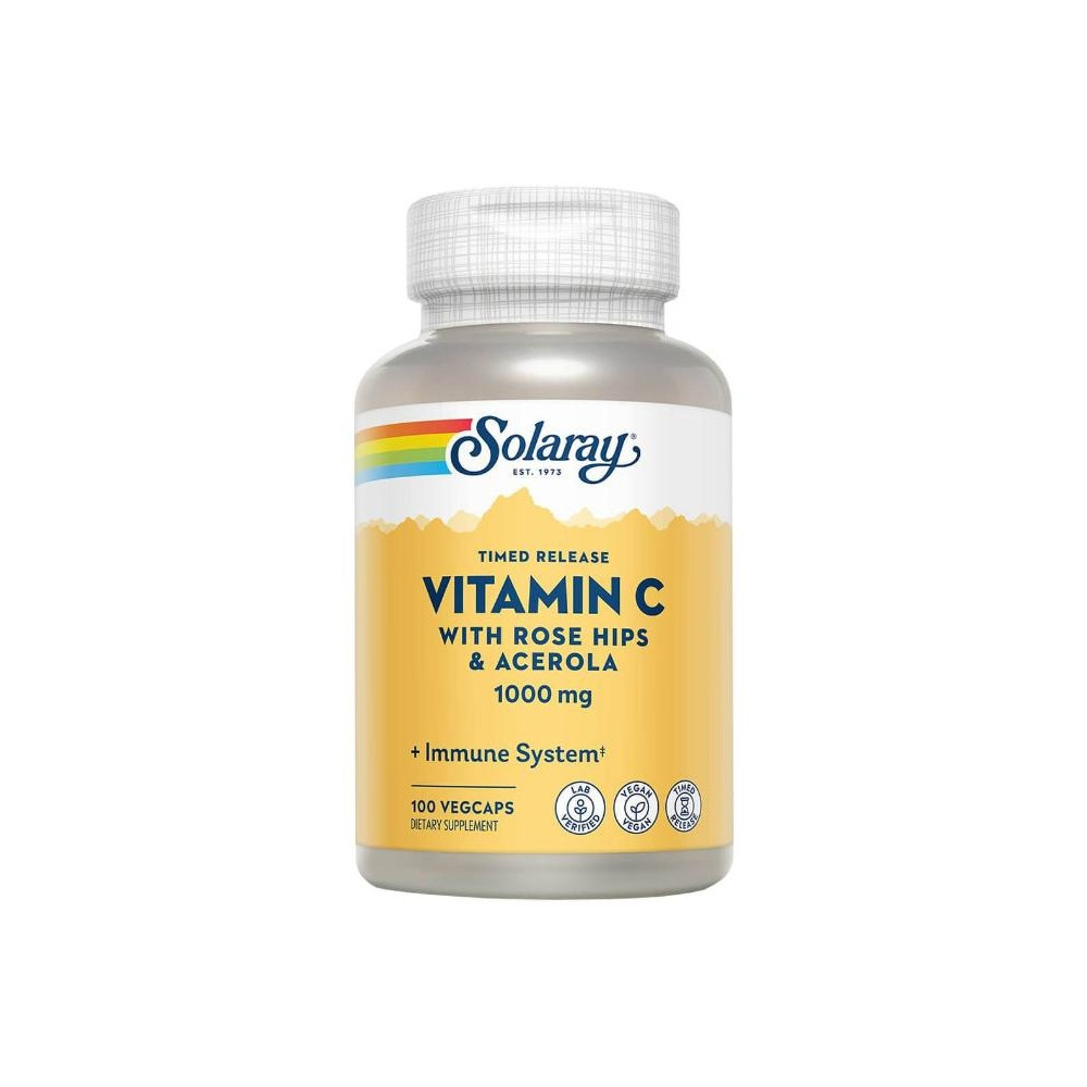 Solaray Acción Retardada Vitamina C 1000 Mg, 100 Unidades